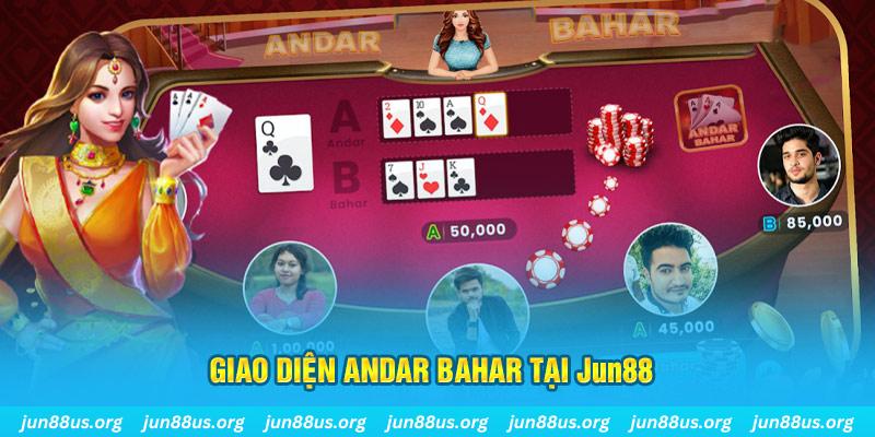 Giao diện Andar Bahar tại nhà cái
